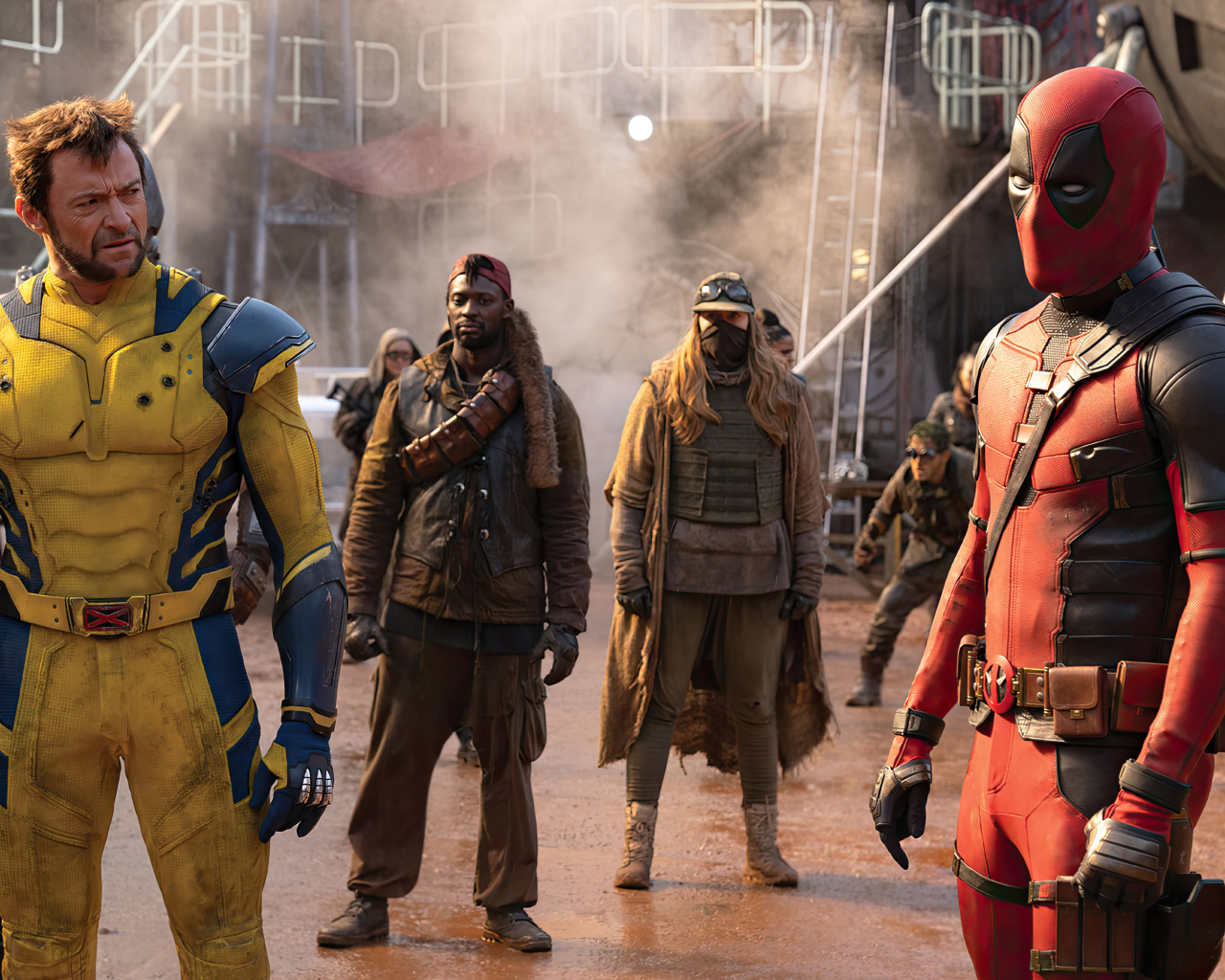 Кадр нового фильма Дэдпул и Росомаха, 2024