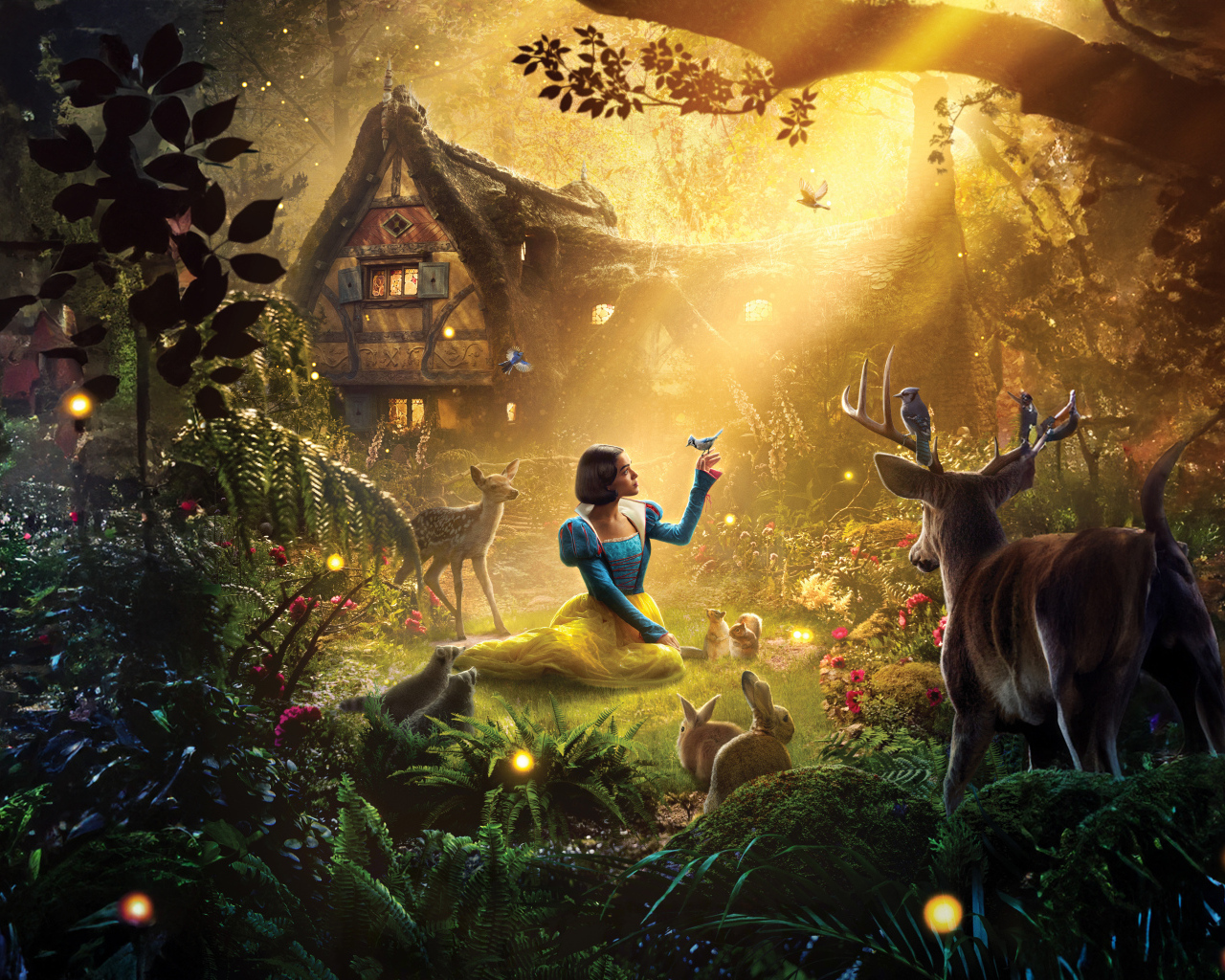 Кадр нового фильма Белоснежка, 2025