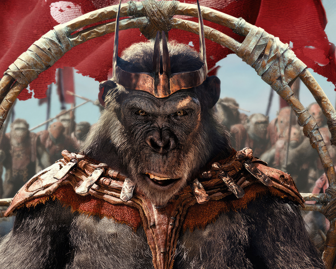 Король обезьян в новом фильме Планета обезьян: Новое царство