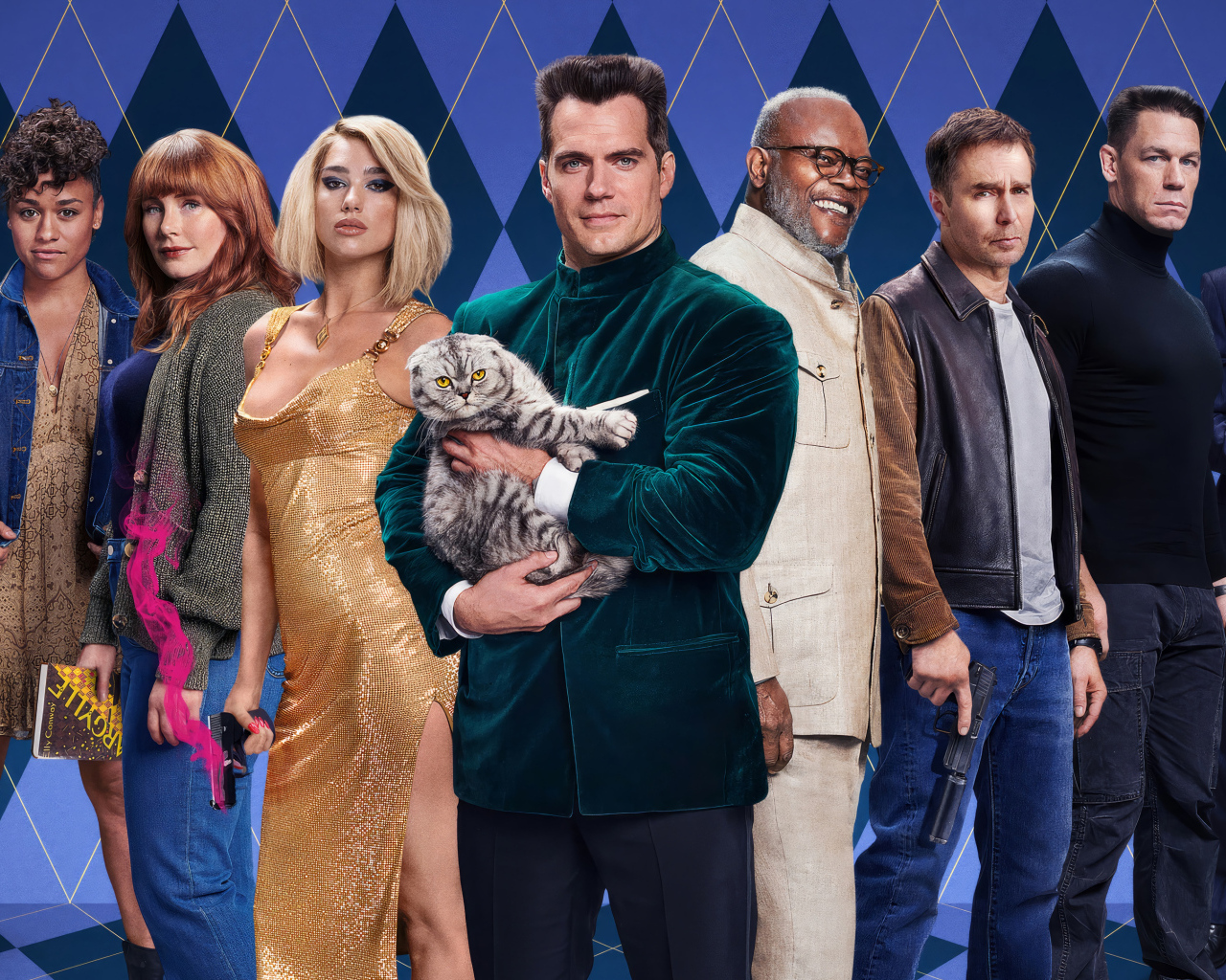 Главные персонажи фильма Аргайл, 2024