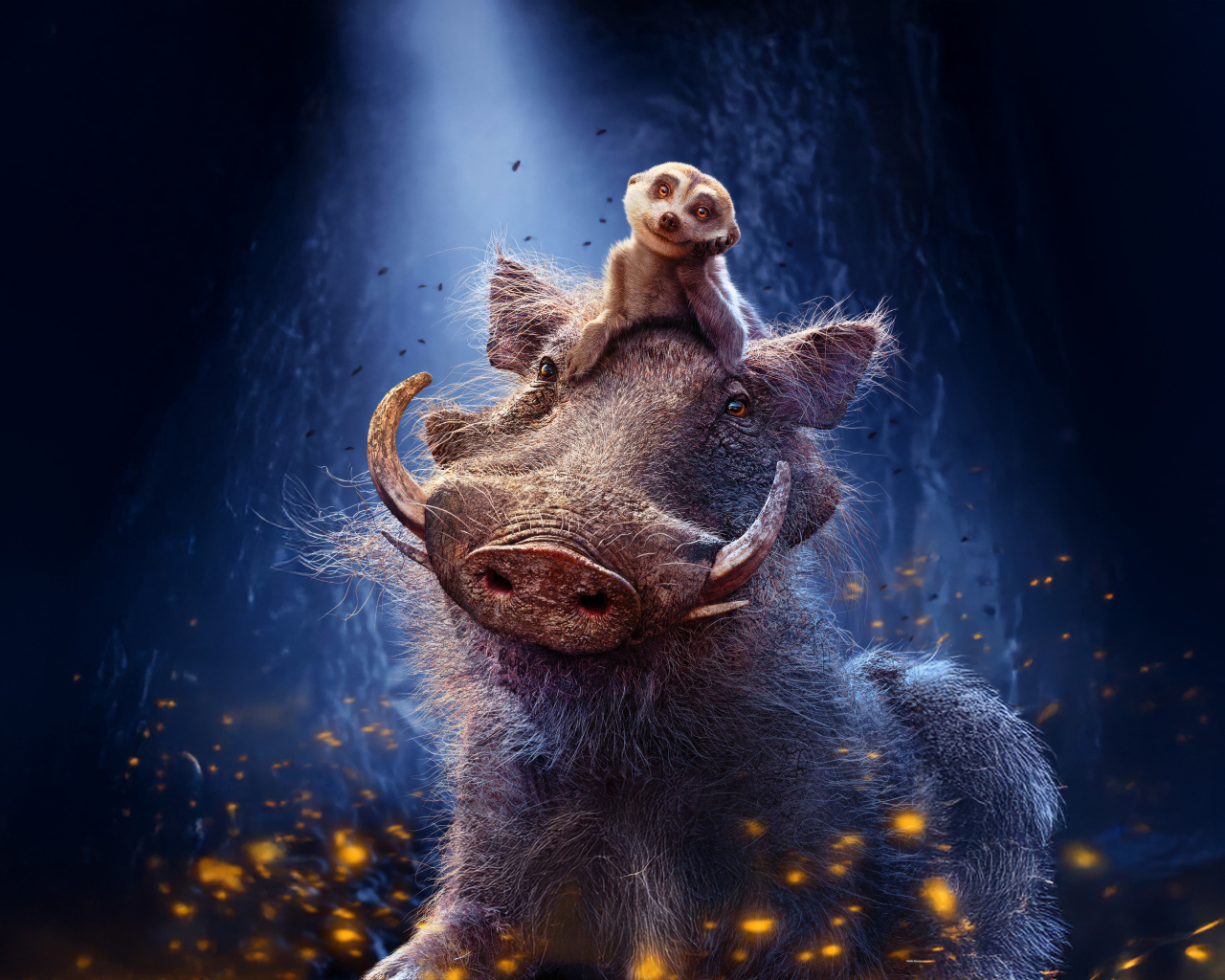 Тимон и Пумба персонажи нового фильма Муфаса: Король лев