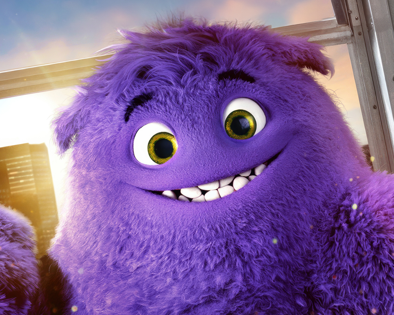 Фиолетовое существо из фильма Воображаемые друзья (IF), 2024