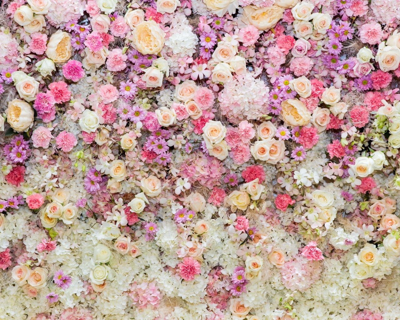 Красивый цветочный фон для фотосессии