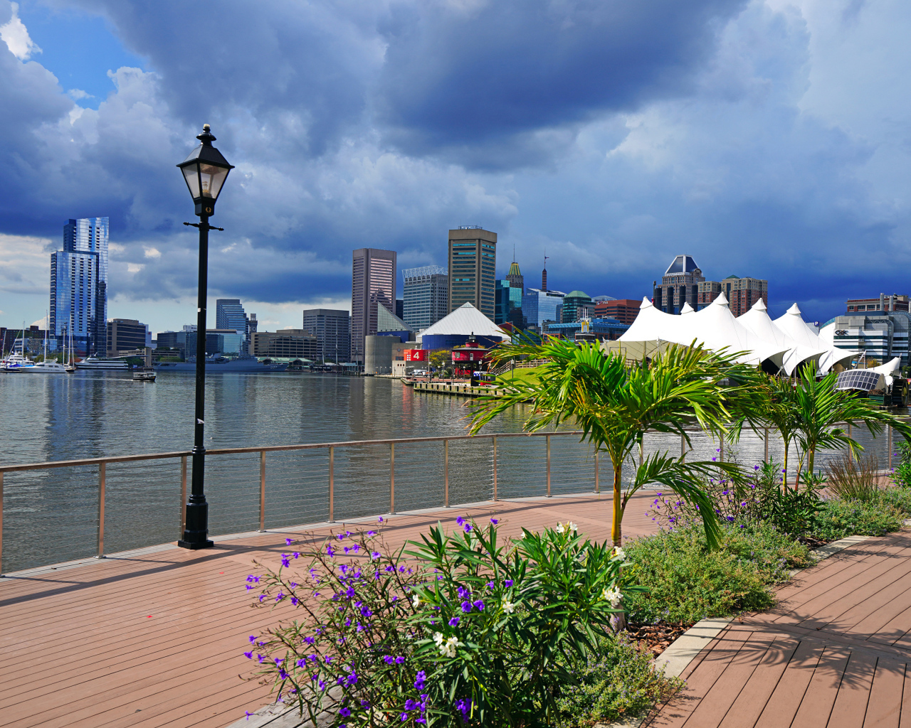 Набережная курорта Балтимор, США