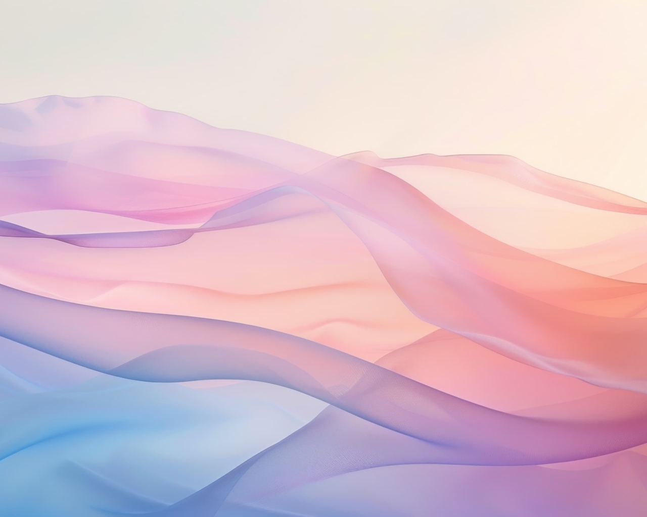 Голубые и розовые абстрактные волны крупным планом