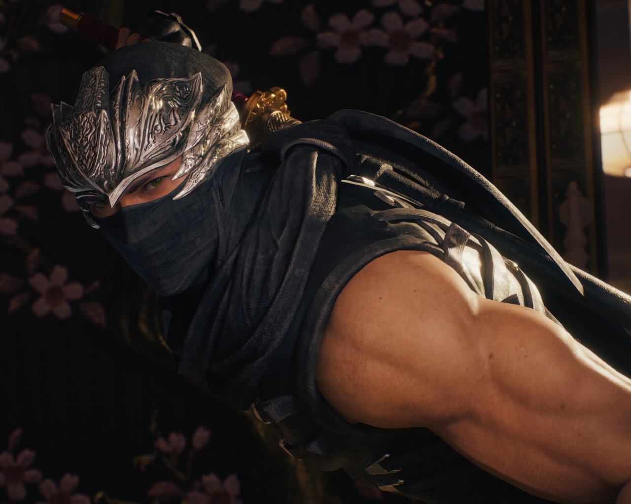 Воин в маске в новой компьютерной игре NINJA GAIDEN 2 Black