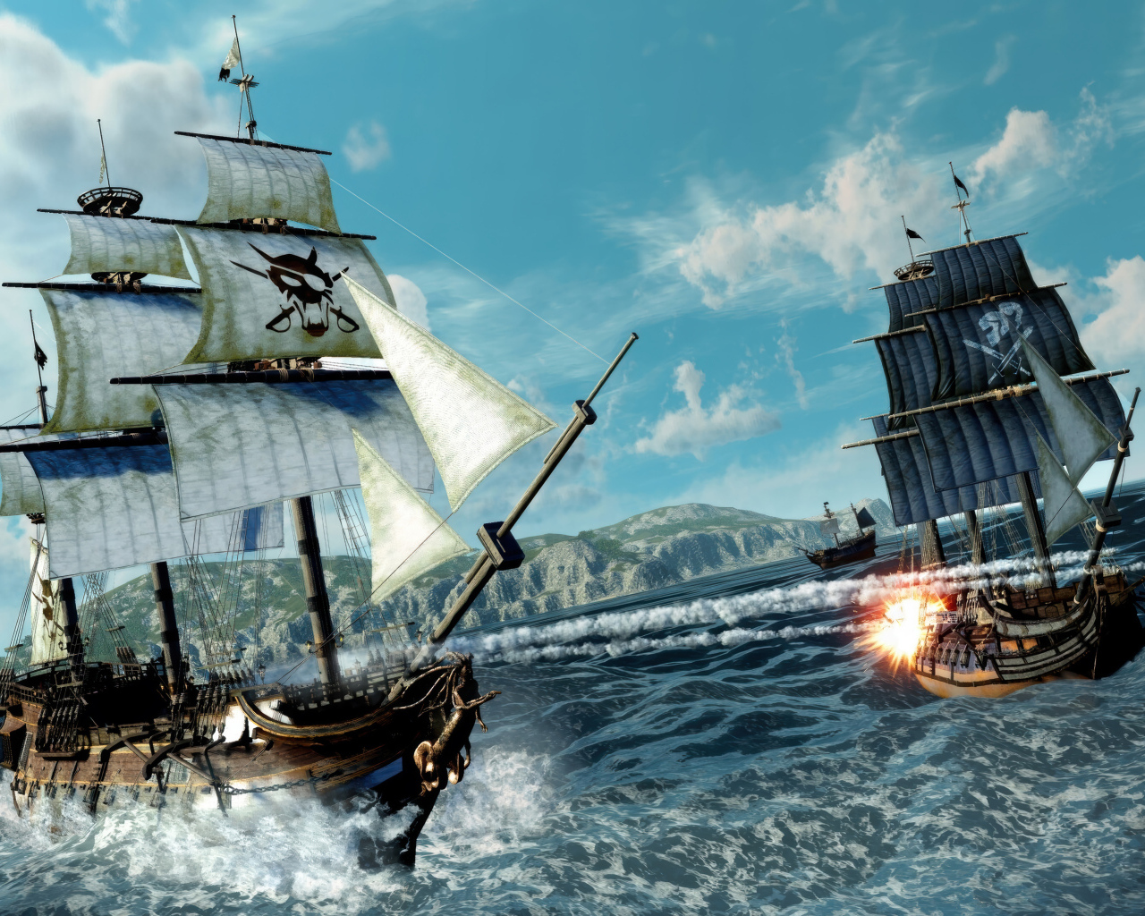 Пиратские корабли в компьютерной игре Like a Dragon: Pirate Yakuza in Hawaii