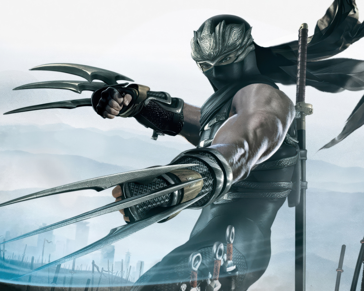 Самурай в компьютерной игре NINJA GAIDEN 2 Black