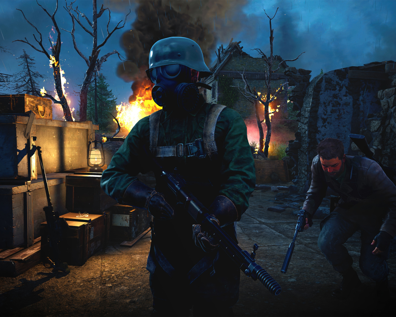 Солдаты в городе видеоигре Sniper Elite: Resistance