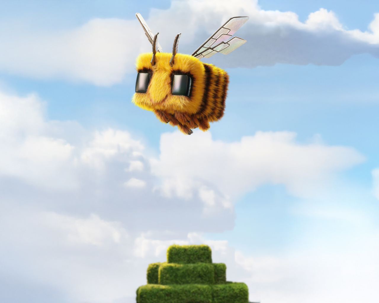 Пчела из нового фильма Minecraft в кино, 2025