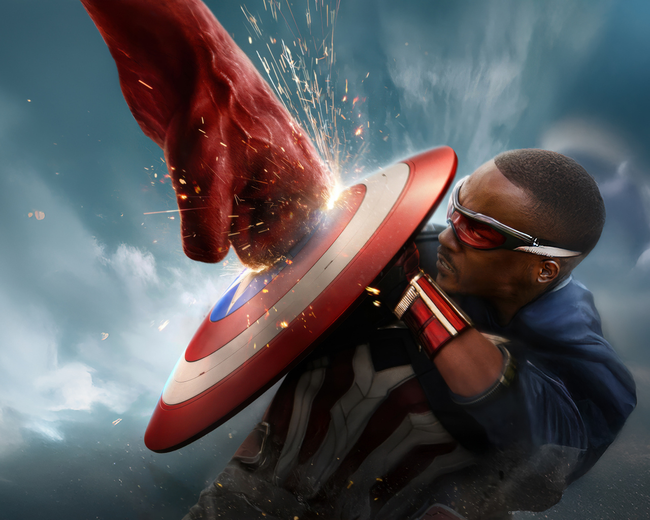 Постер фильма Капитан Америка: Дивный новый мир