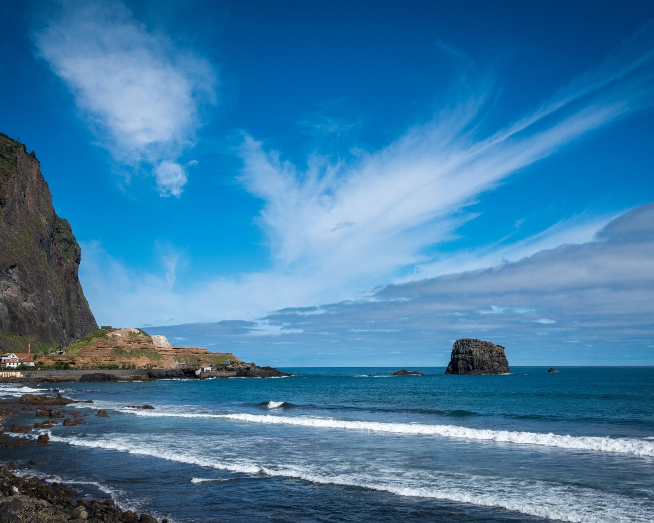 Красивое небо над океаном 