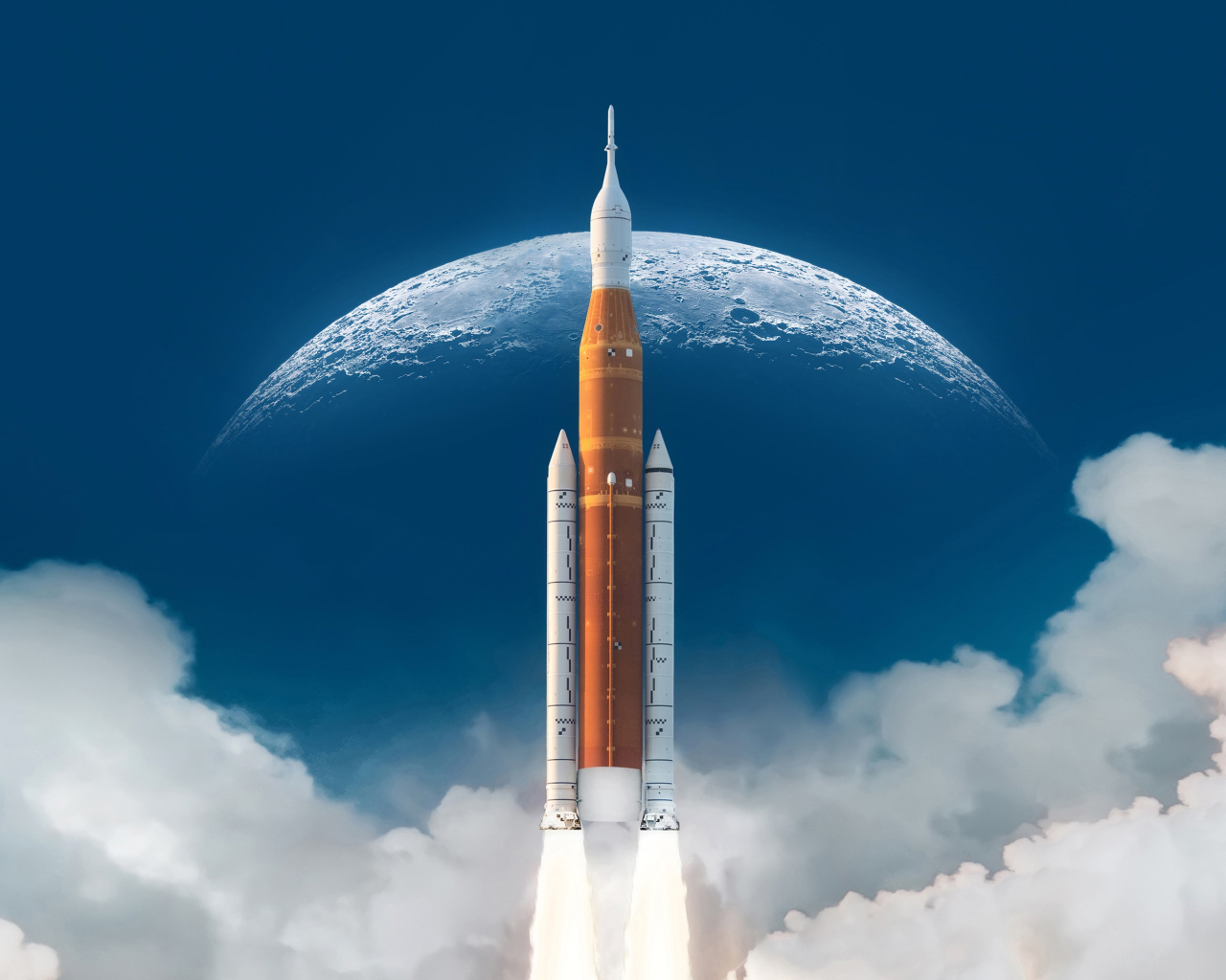 Запуск ракеты НАСА в космос