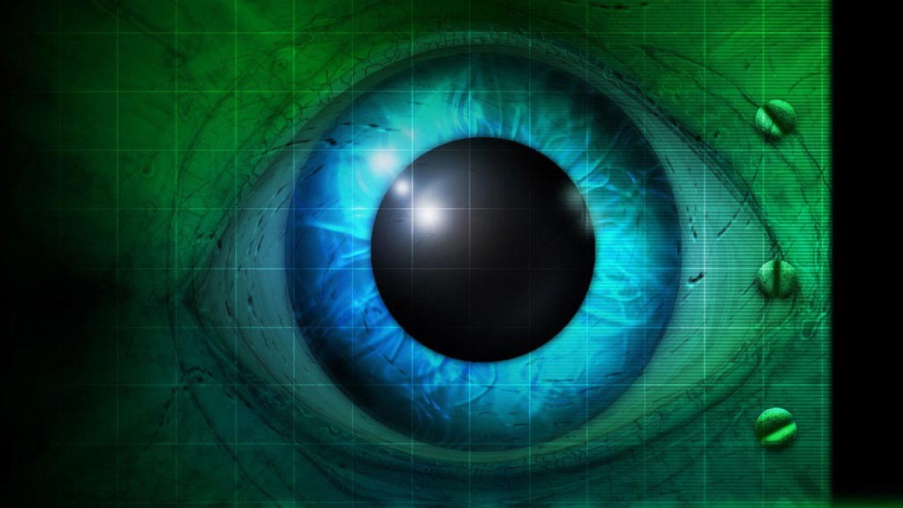 3 D обои глаз
