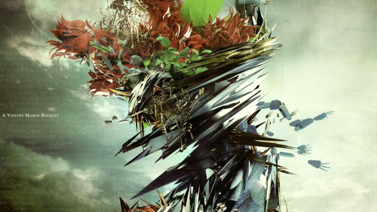 A violent march bouquet