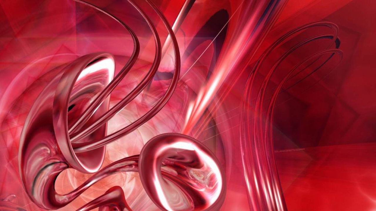 Красный 3D фон