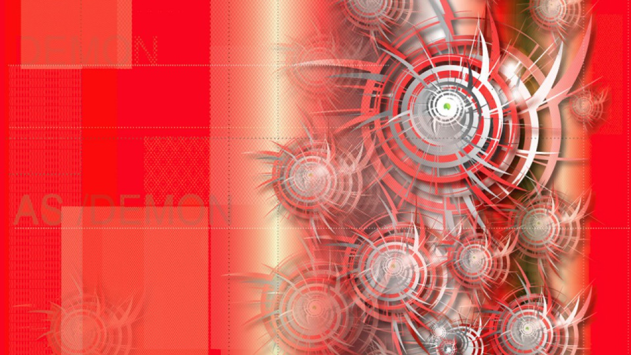 Красные 3D обои