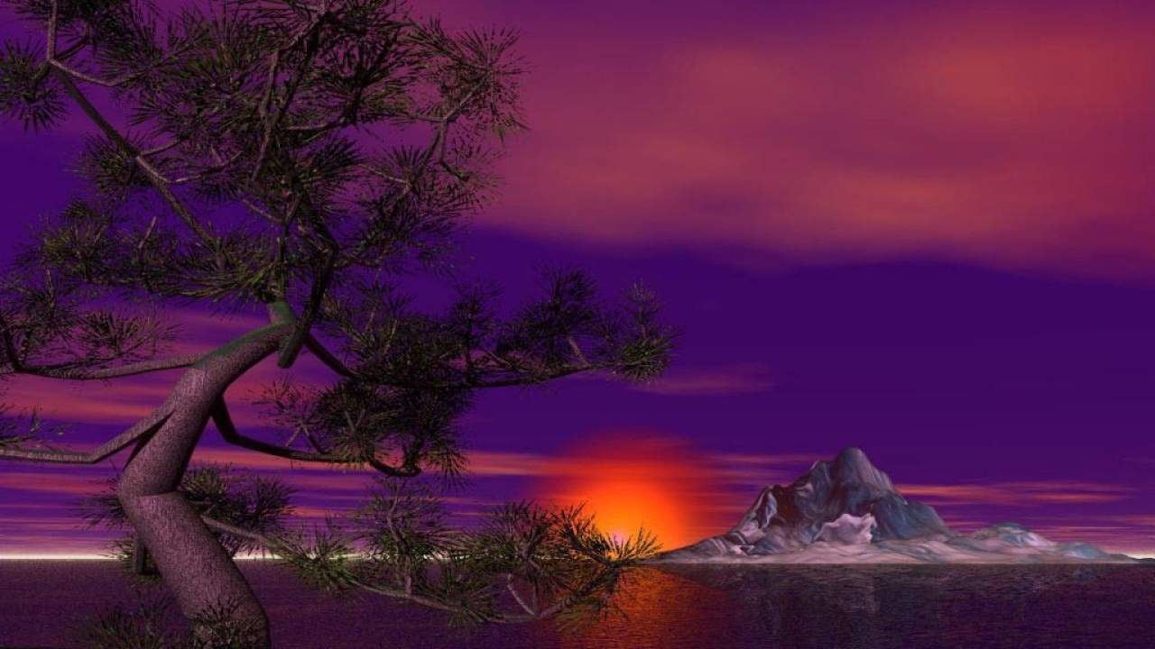 Восход 3D заставка