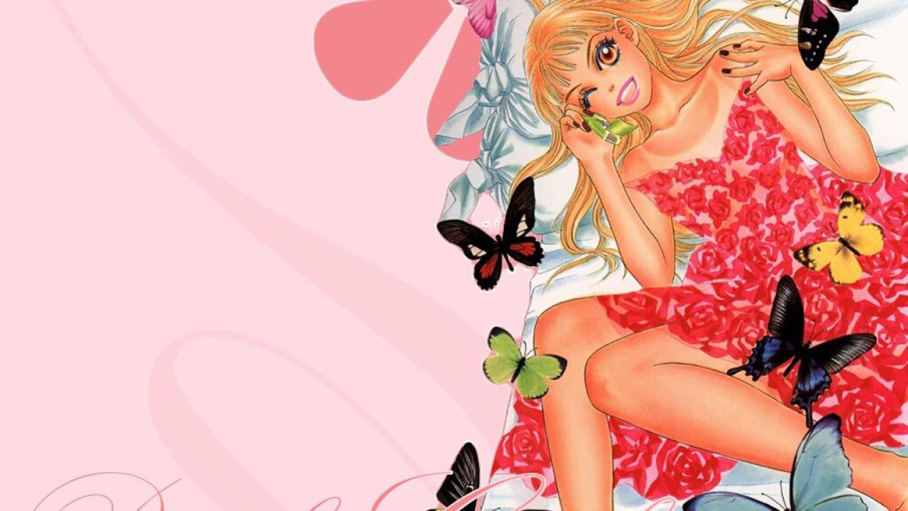 В красном платье Аниме