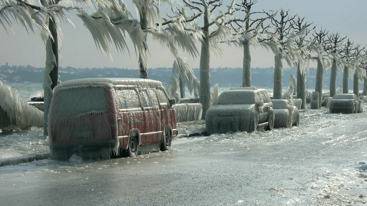 Замерзший город