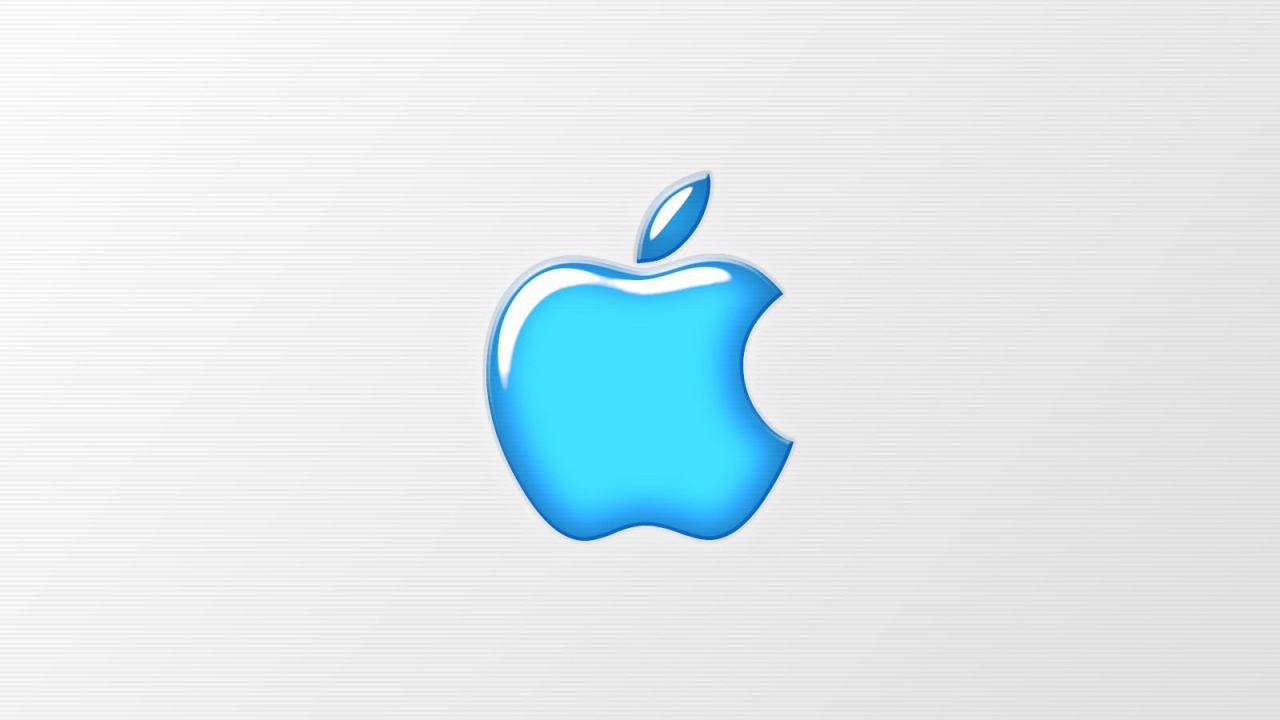 Голубое яблоко Apple
