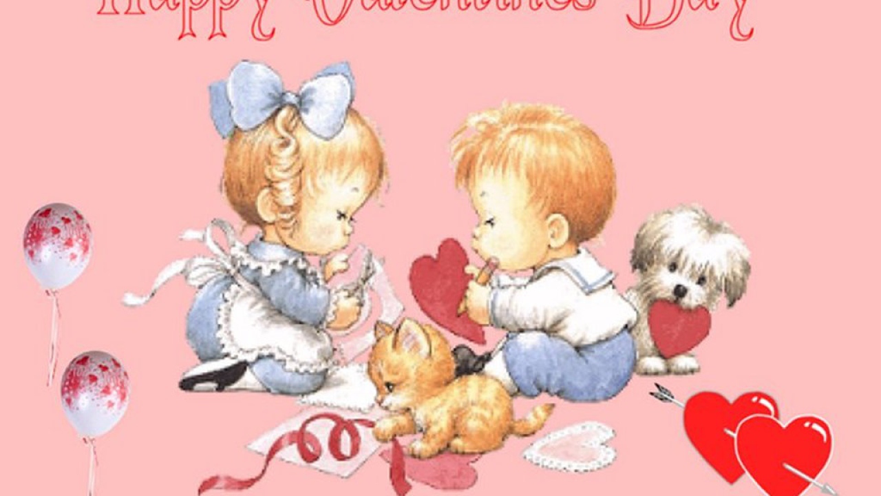 Влюбленные малыши