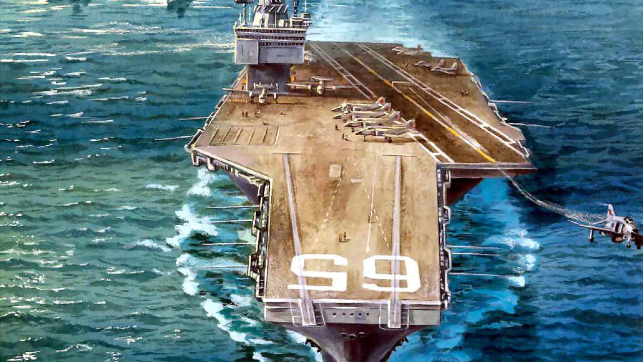 Авианосец - обои для рабочего стола