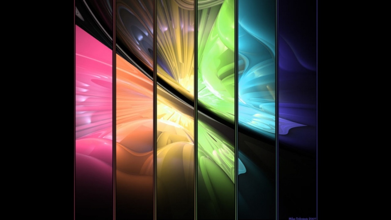 Цветная стена