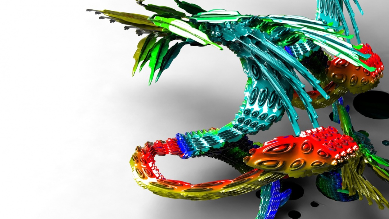 Цветной дракон