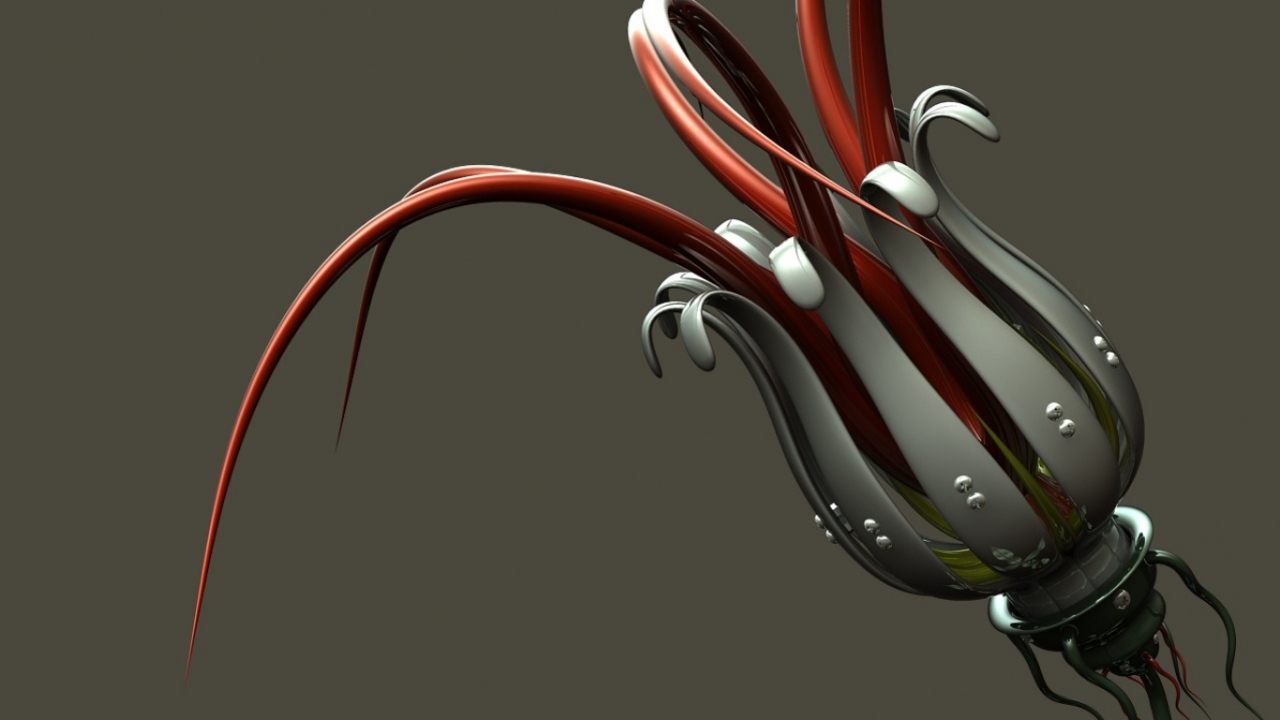 Кибер цветок