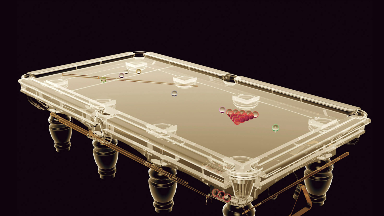 Неоновый бельярд