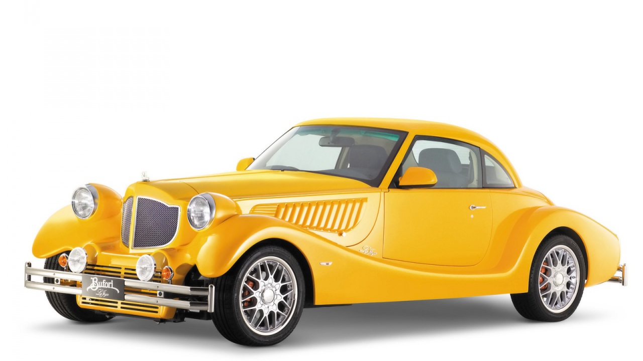 Желтый автомобиль Bufori
