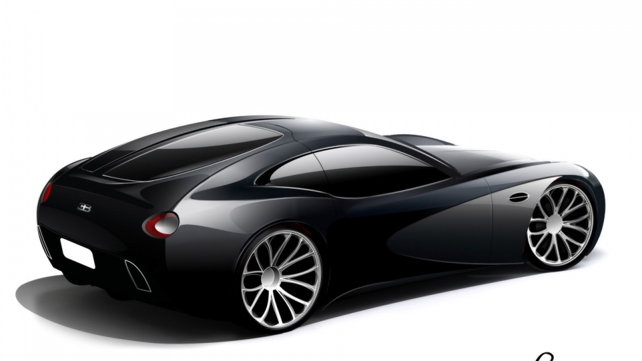 концепт автомобиля 2008 года от Bugatti