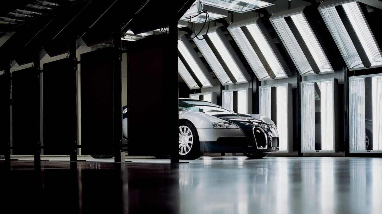 Bugatti в гараже