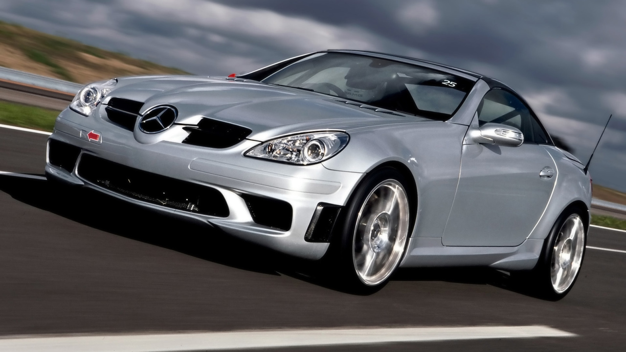 Очень быстрый SLK AMG Mercedes
