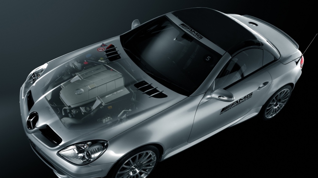 Прозрачный Mercedes