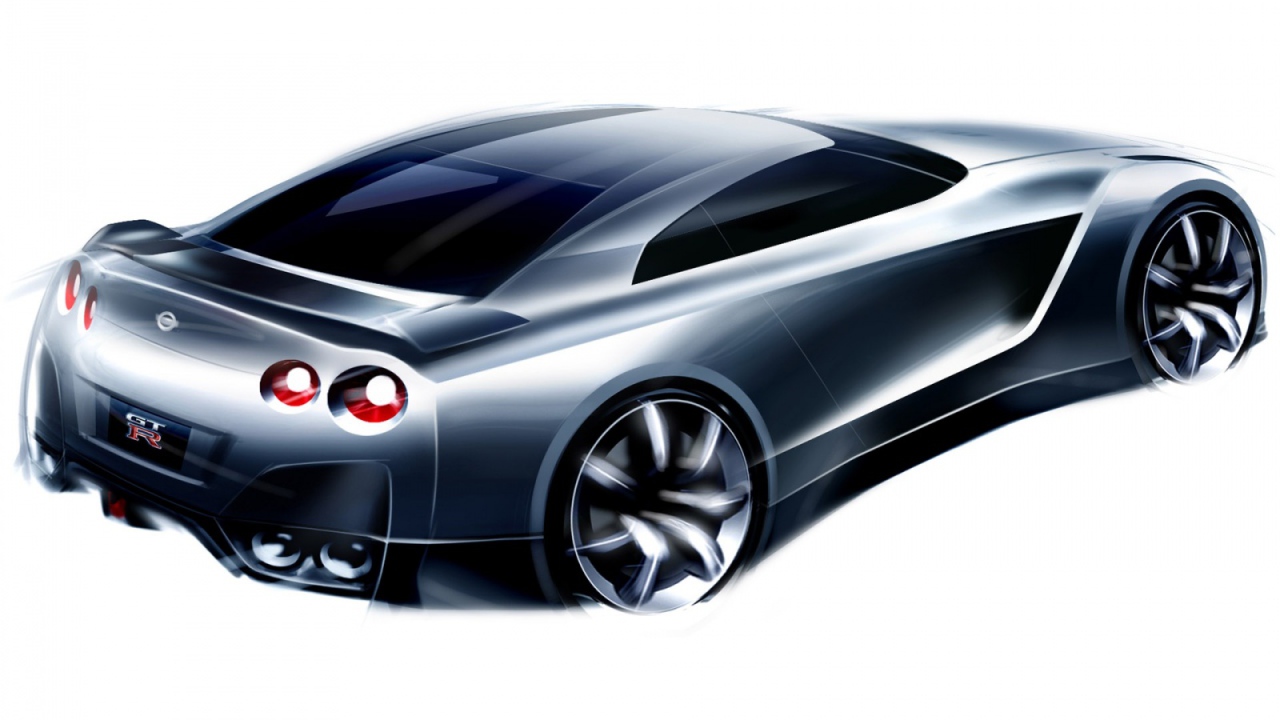 Рисунок прототипа Nissan GT R