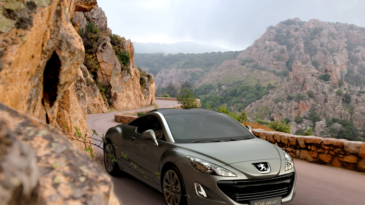 Peugeot 308 RC дорога в горы