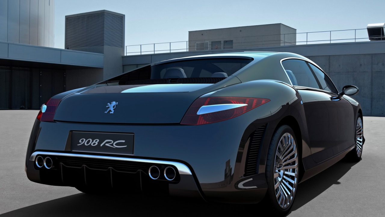 Зад Peugeot 908 RC