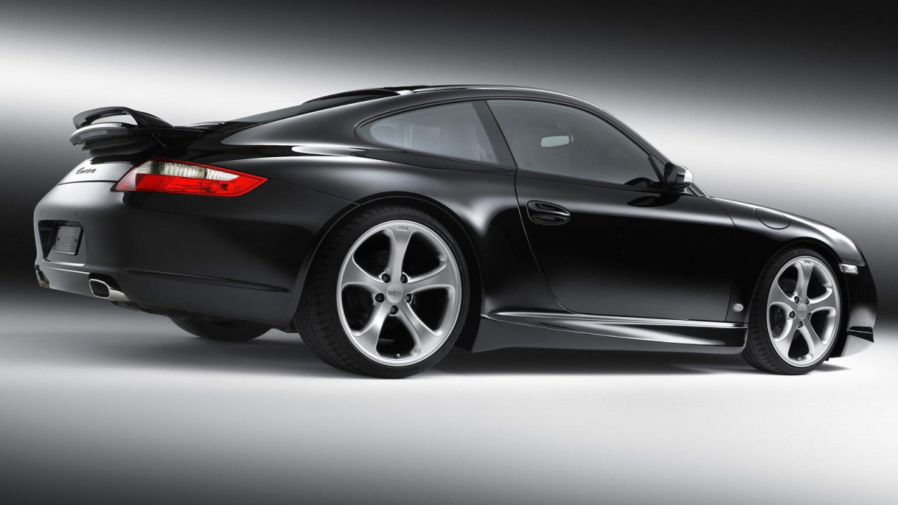 Porsche вид сбоку