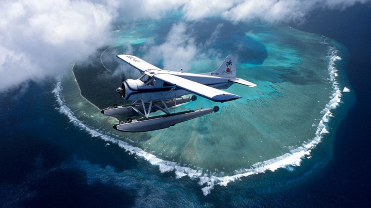 Полет над островом