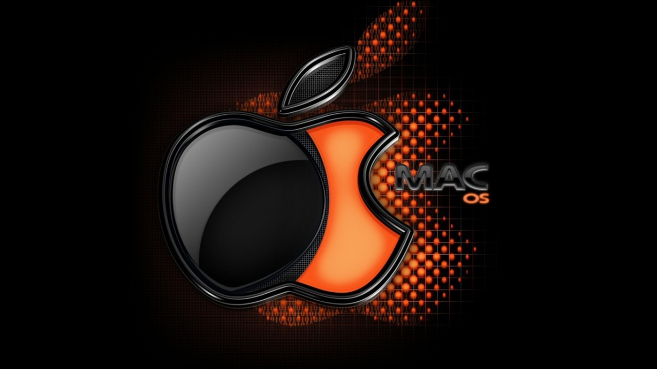 Оранжевый Mac   Apple