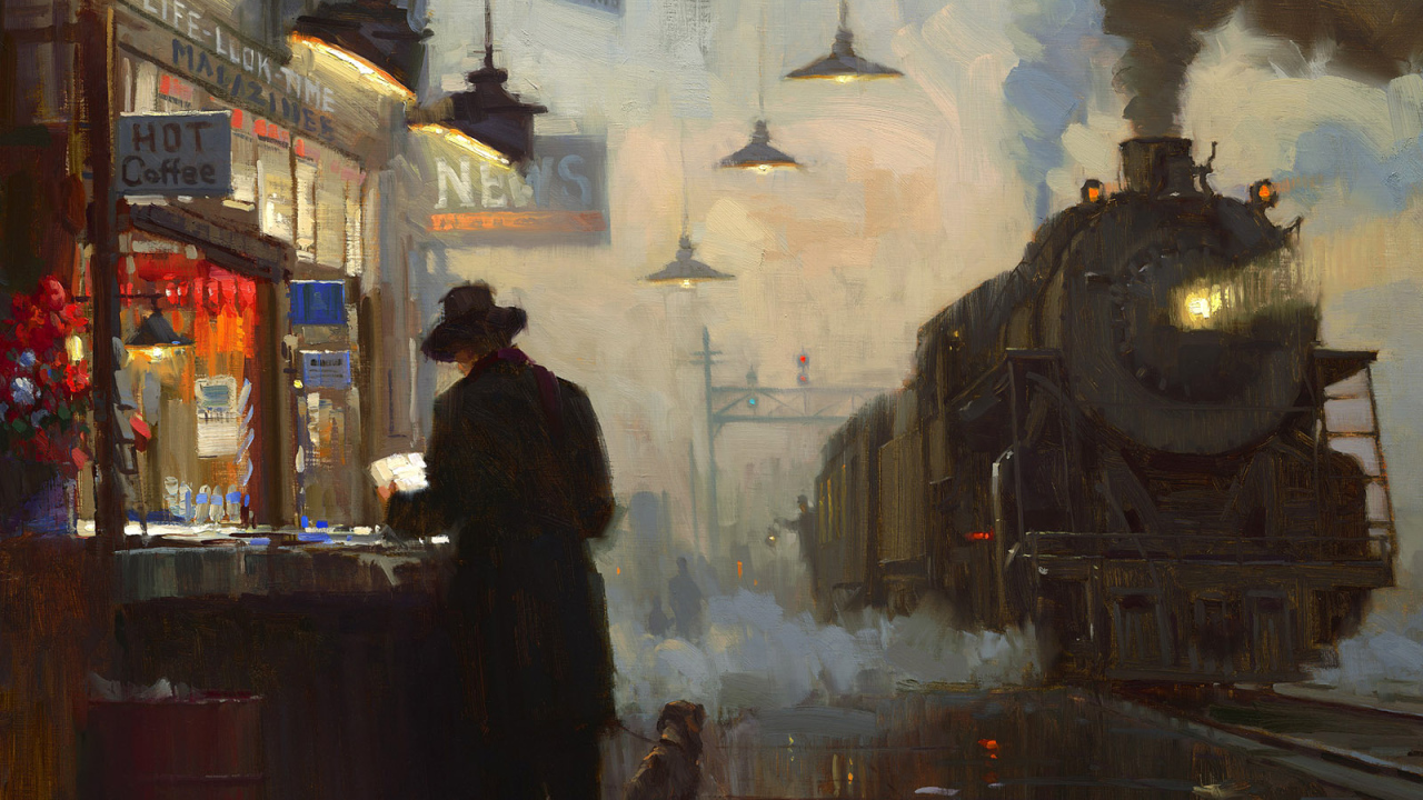 У железнодорожного вокзала