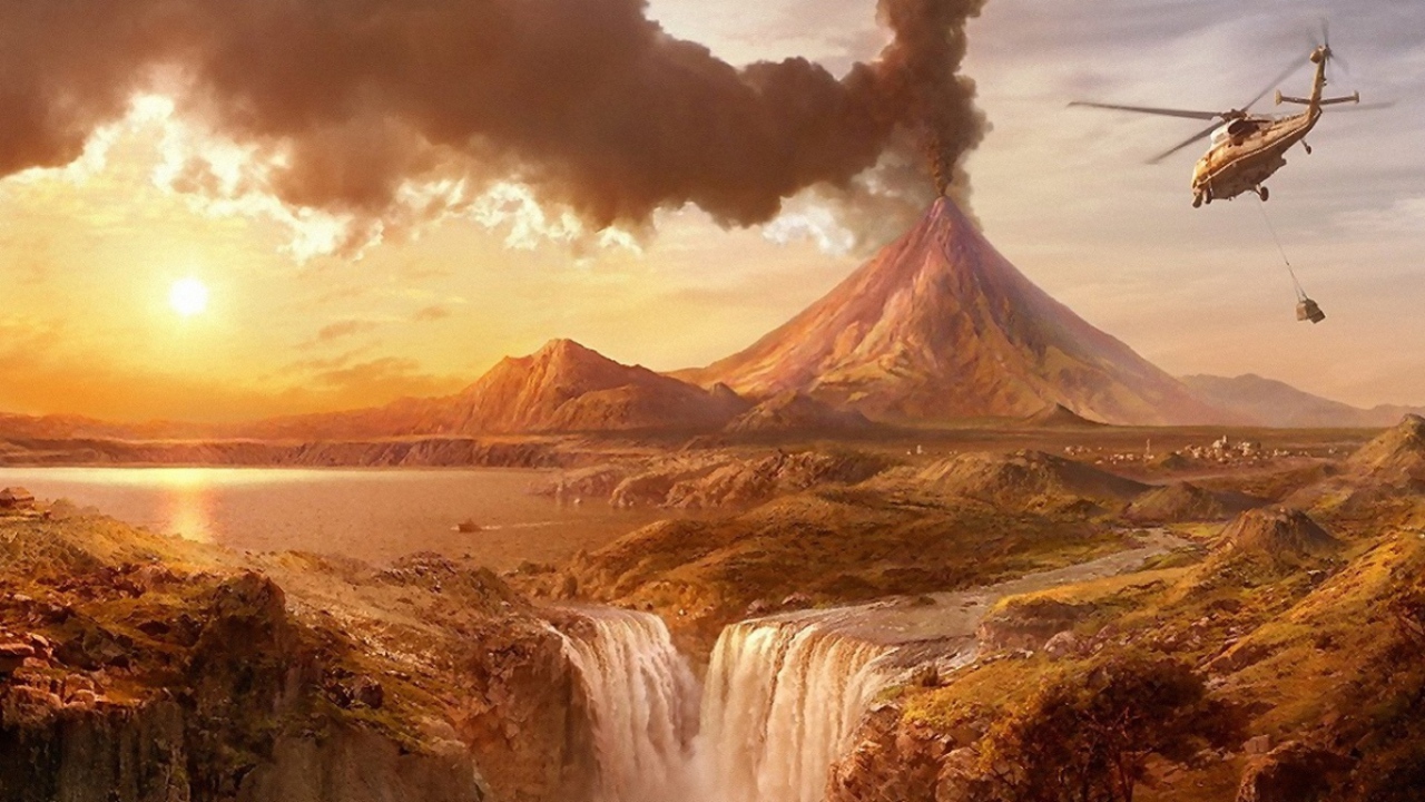 Извержение вулкана