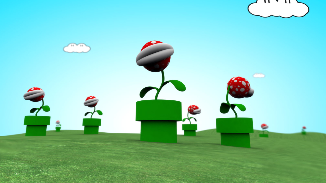 Цветы из игры Марио