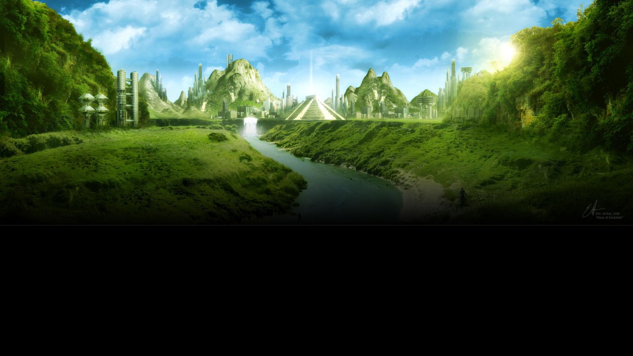 Храм и пирамиды