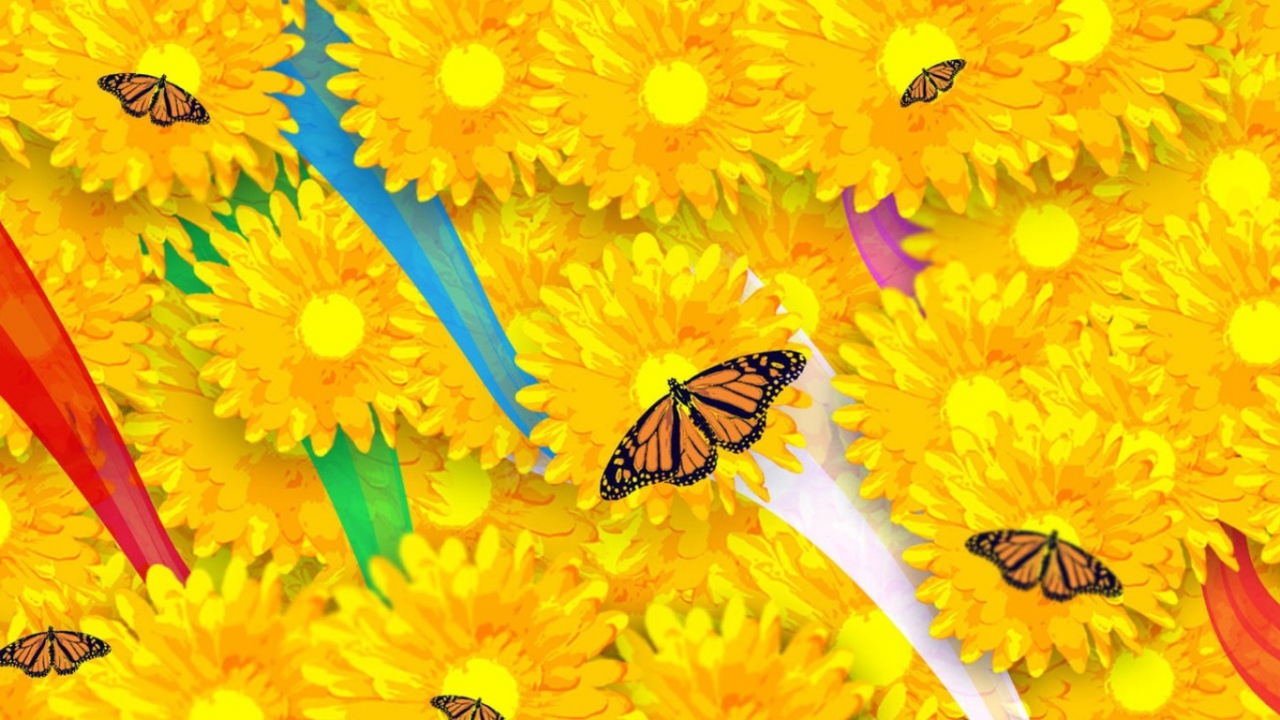 Желтые цветы