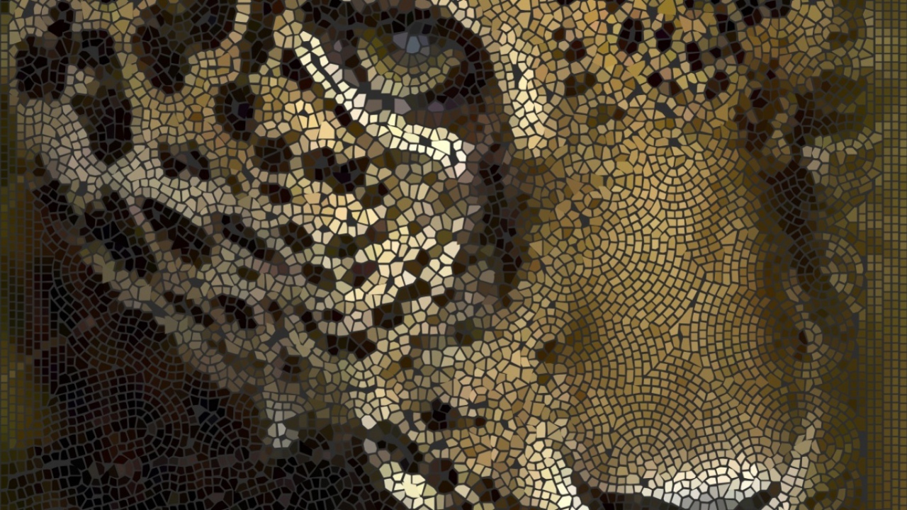 Мозайка леопард
