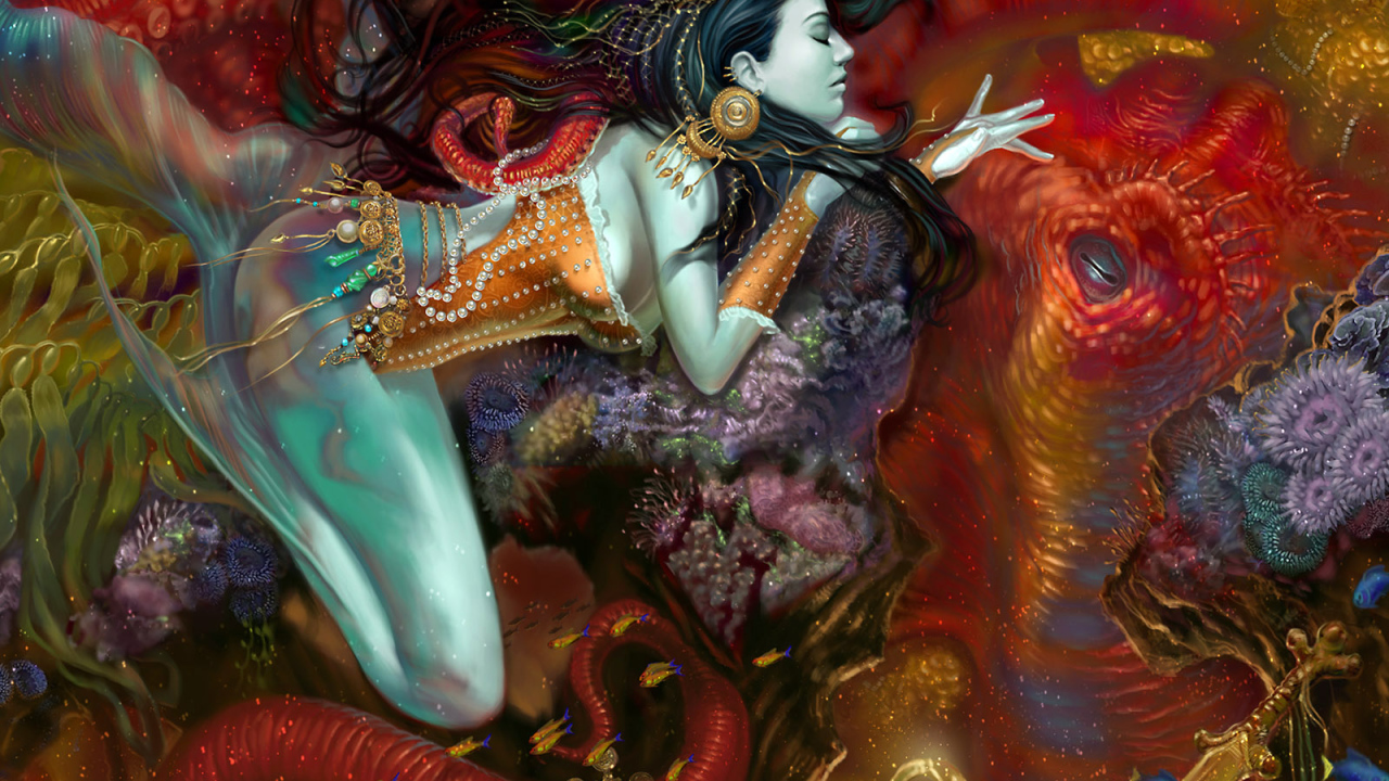 Сказочная русалка