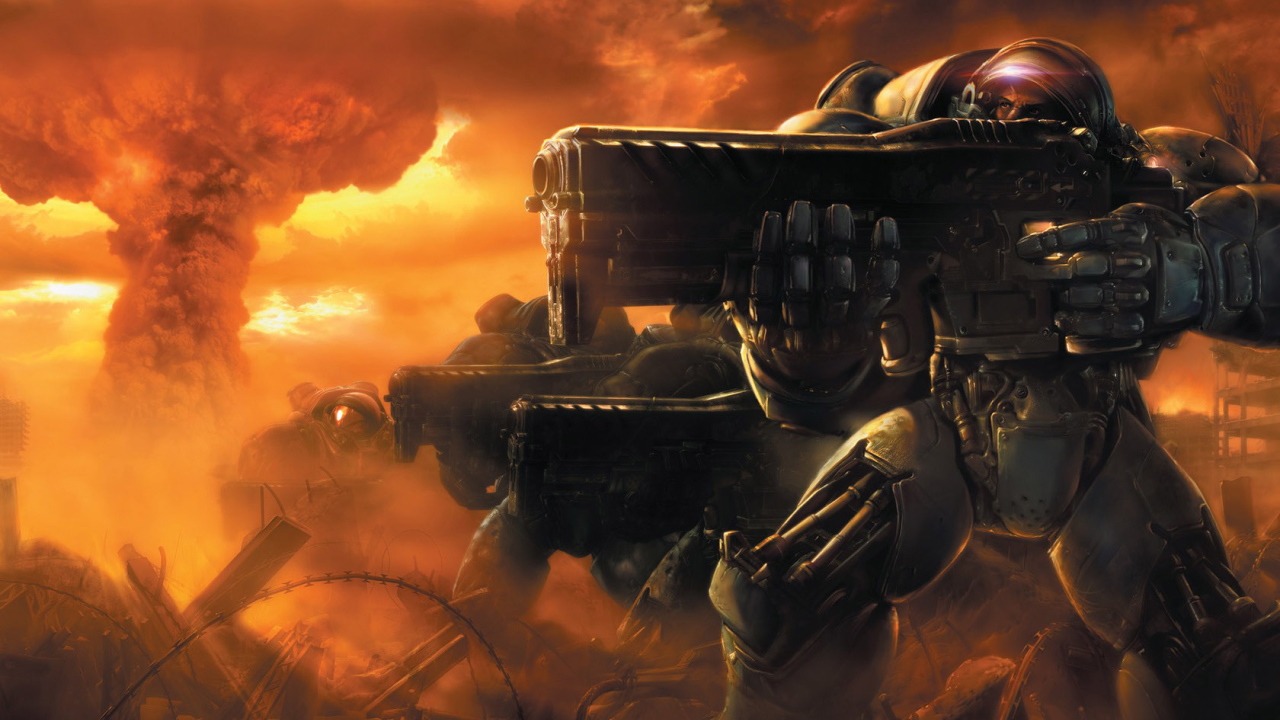 Солдаты из игры Star Craft 2